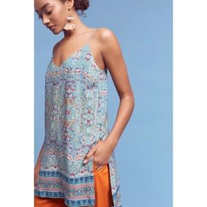 Anthropologie Meret Silk Tunic by Maeve